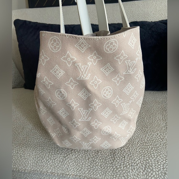 LV tote bag Cabas Ipanema PM size - Picture 7 of 17